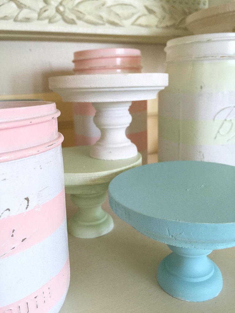 giggle cupcake stands & jars