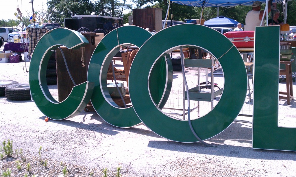 vintage sign letters