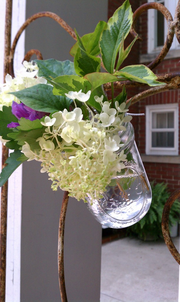 hanging flowers