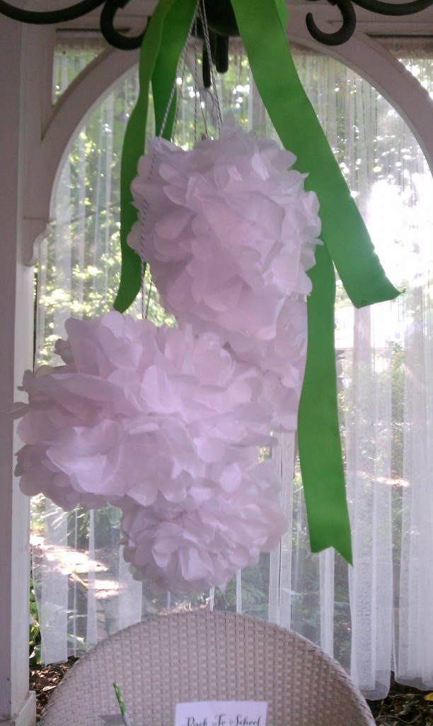 tissue poms