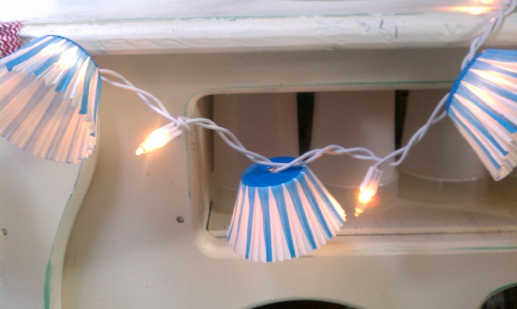 cupcake liner lights