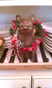 festive pig
