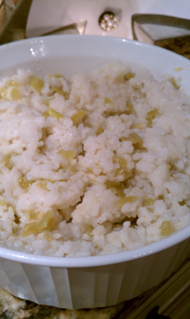 green chili rice