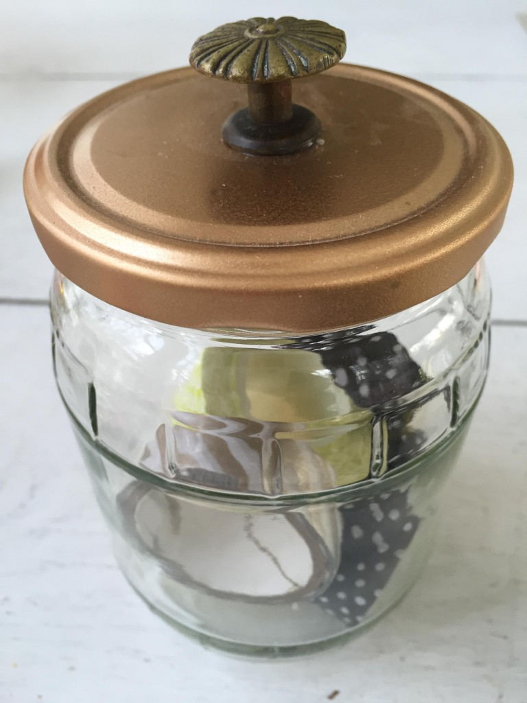 glass storage jar