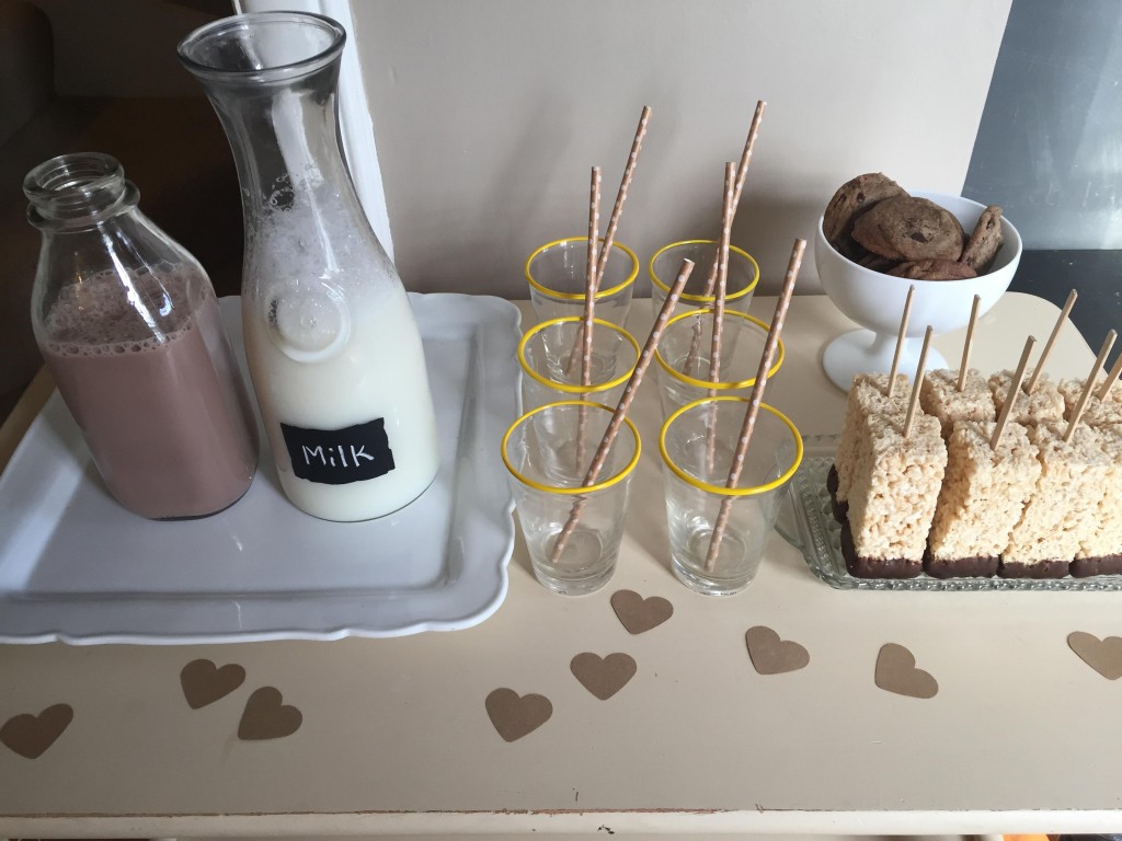 milk & cookie cart