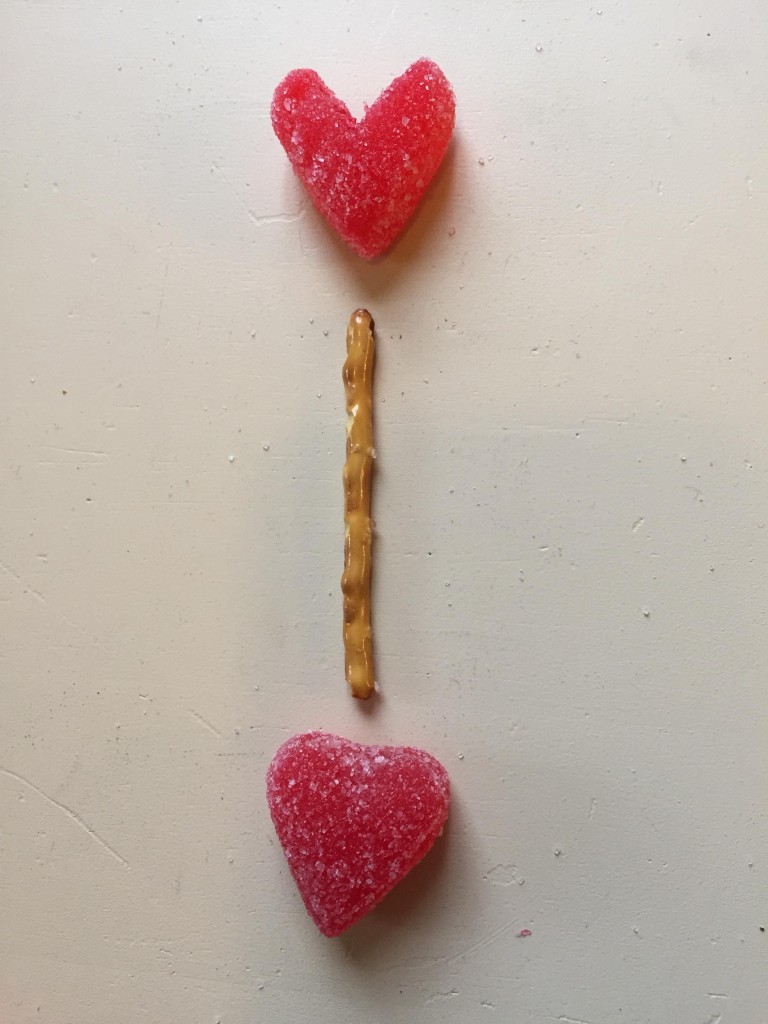 candy & pretzel arrow