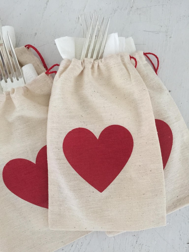 bags with silverware