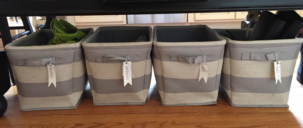 storage baskets