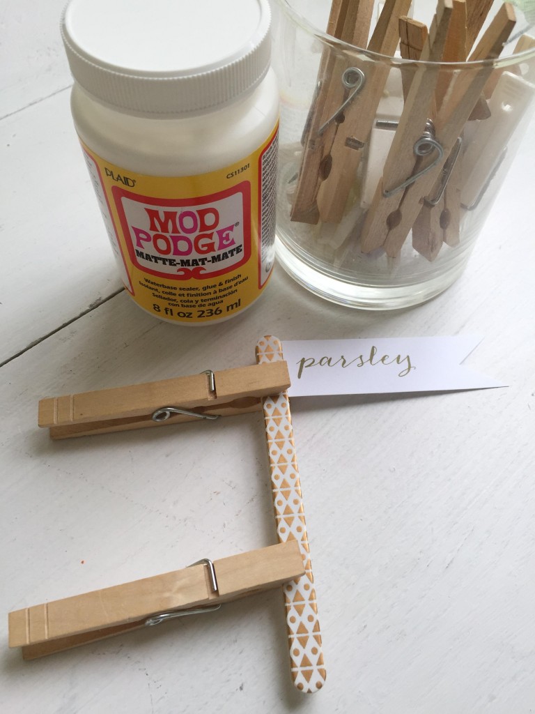 DIY garden tag