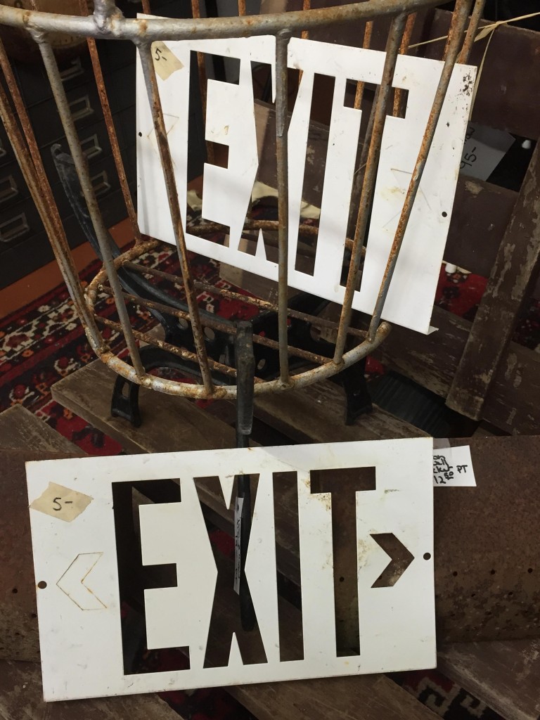 exit signs