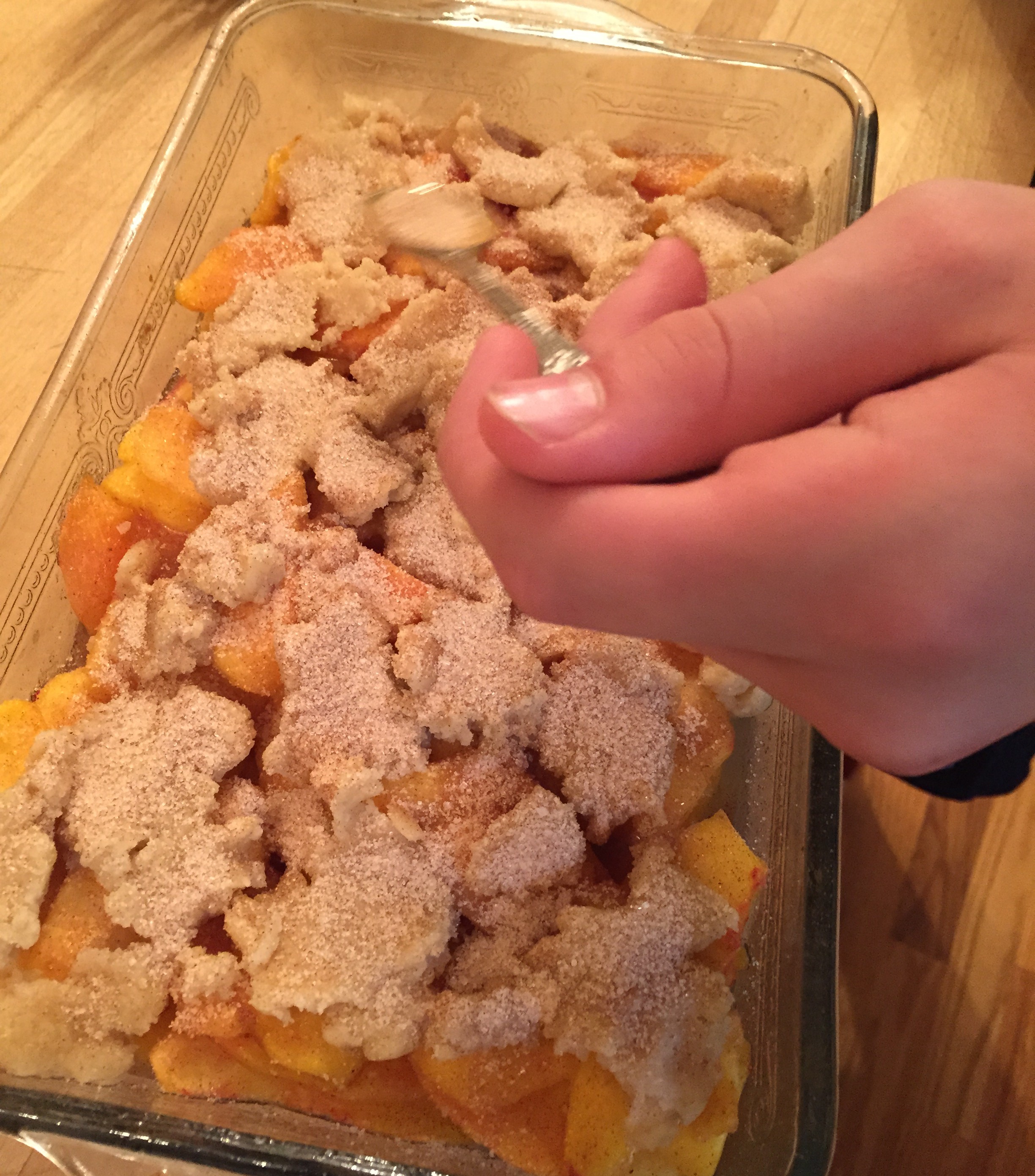 peach cobbler