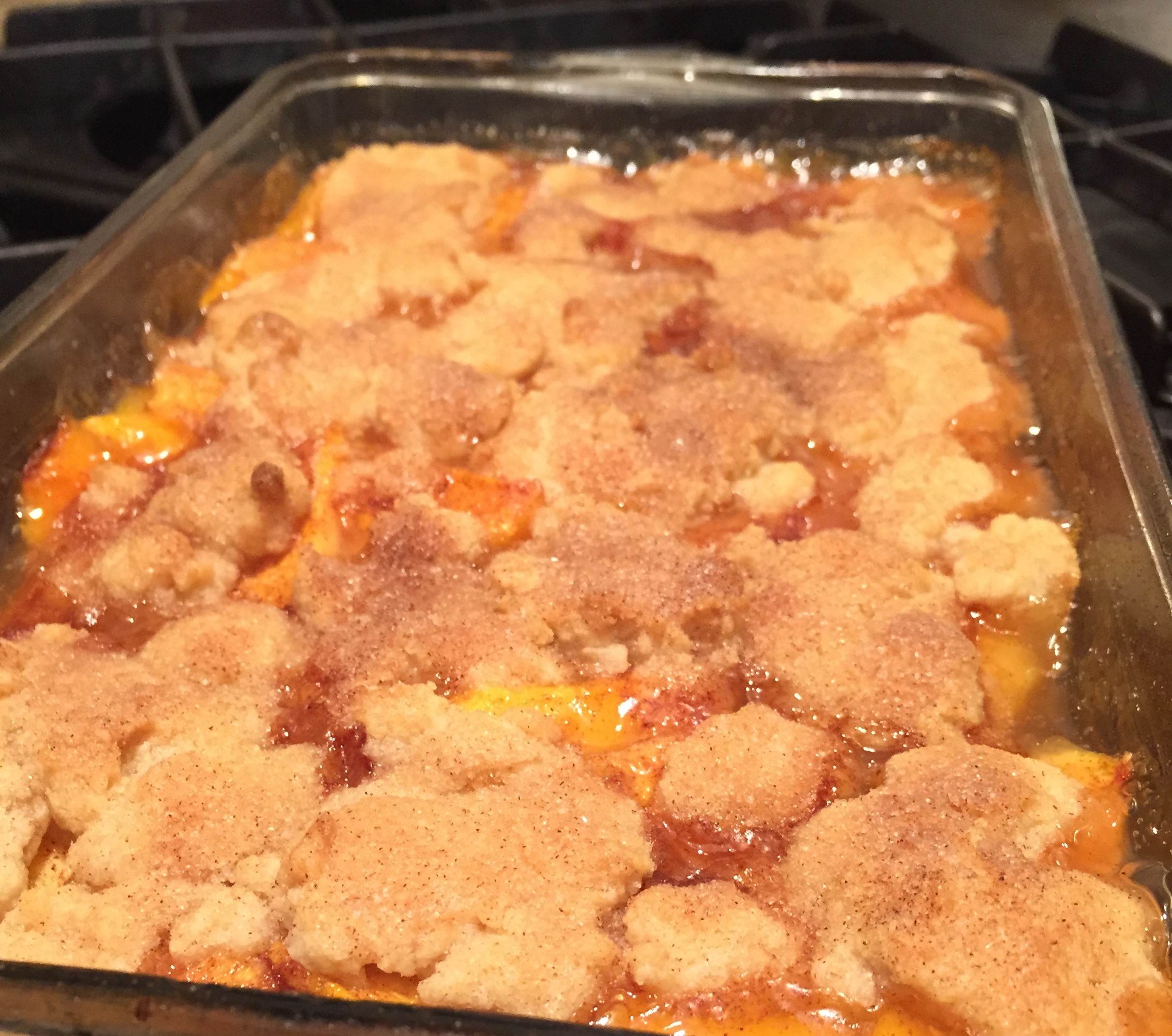 peach cobbler