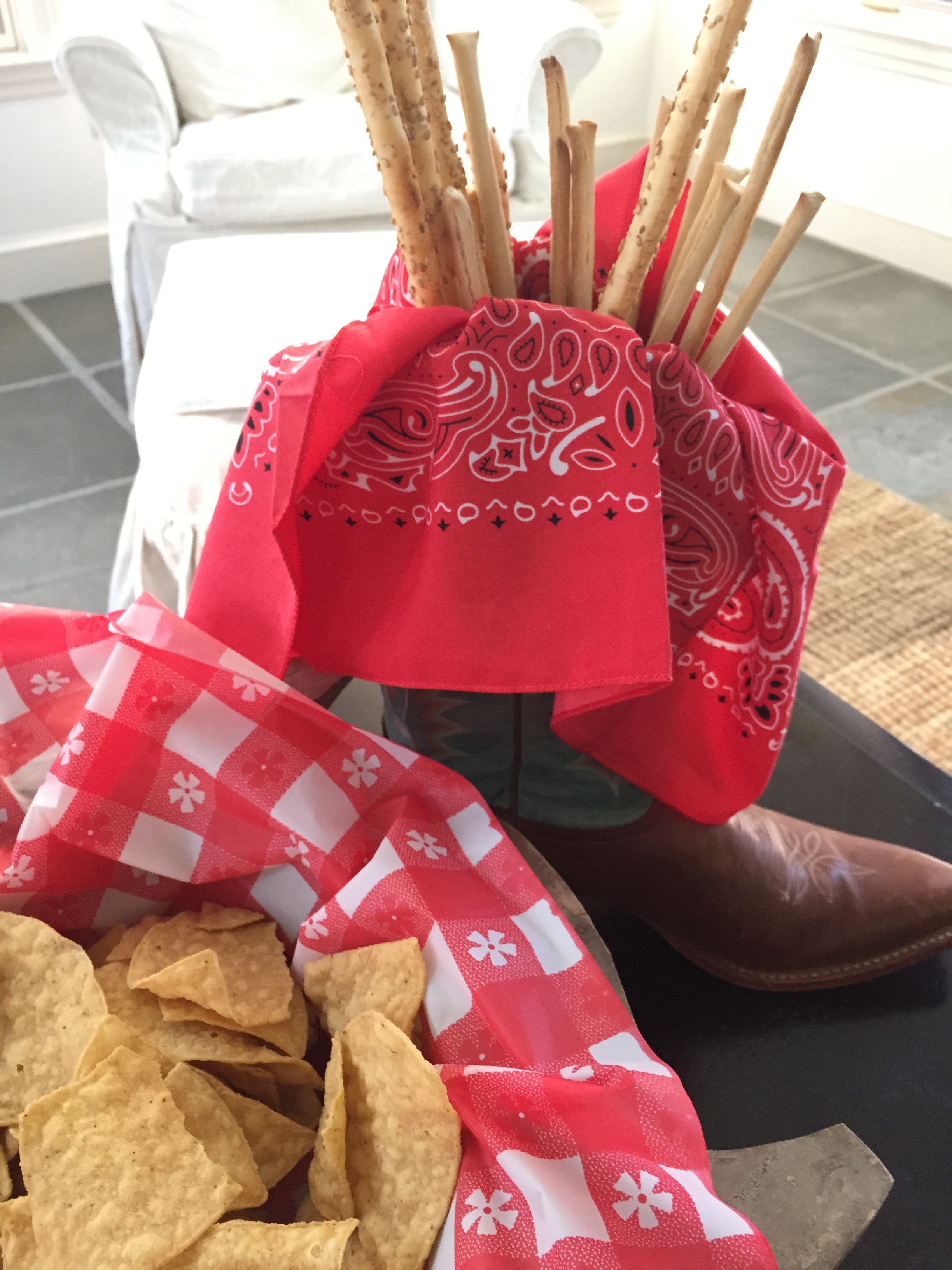 breadsticks in boot