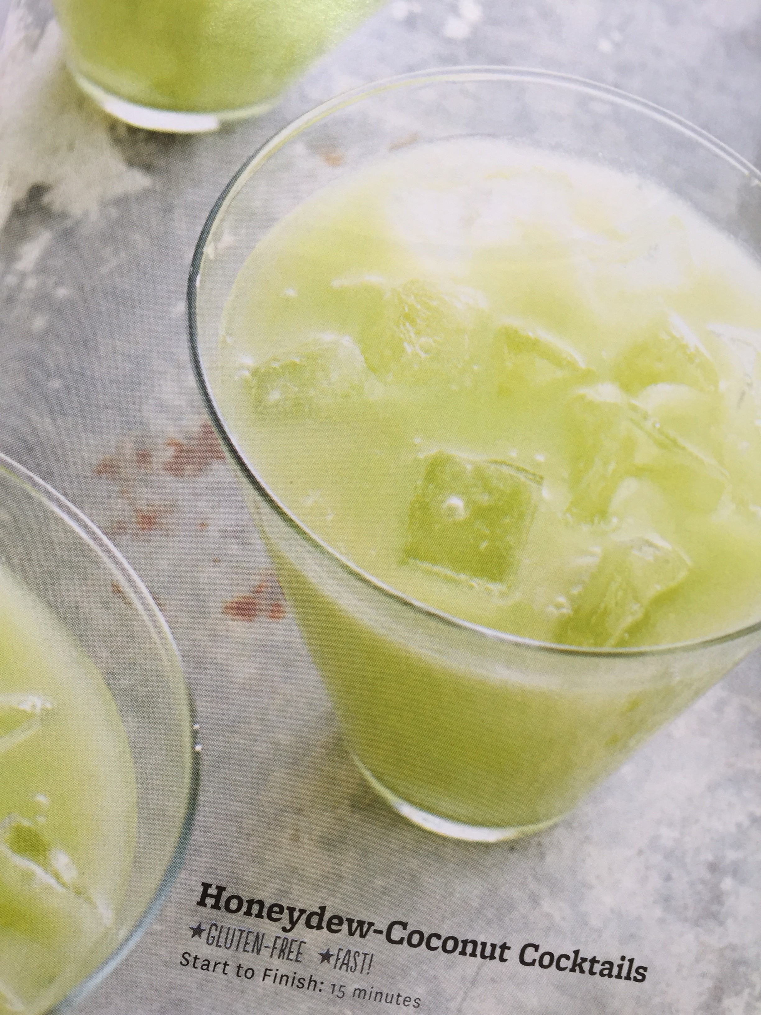 honeydew coconut drinks