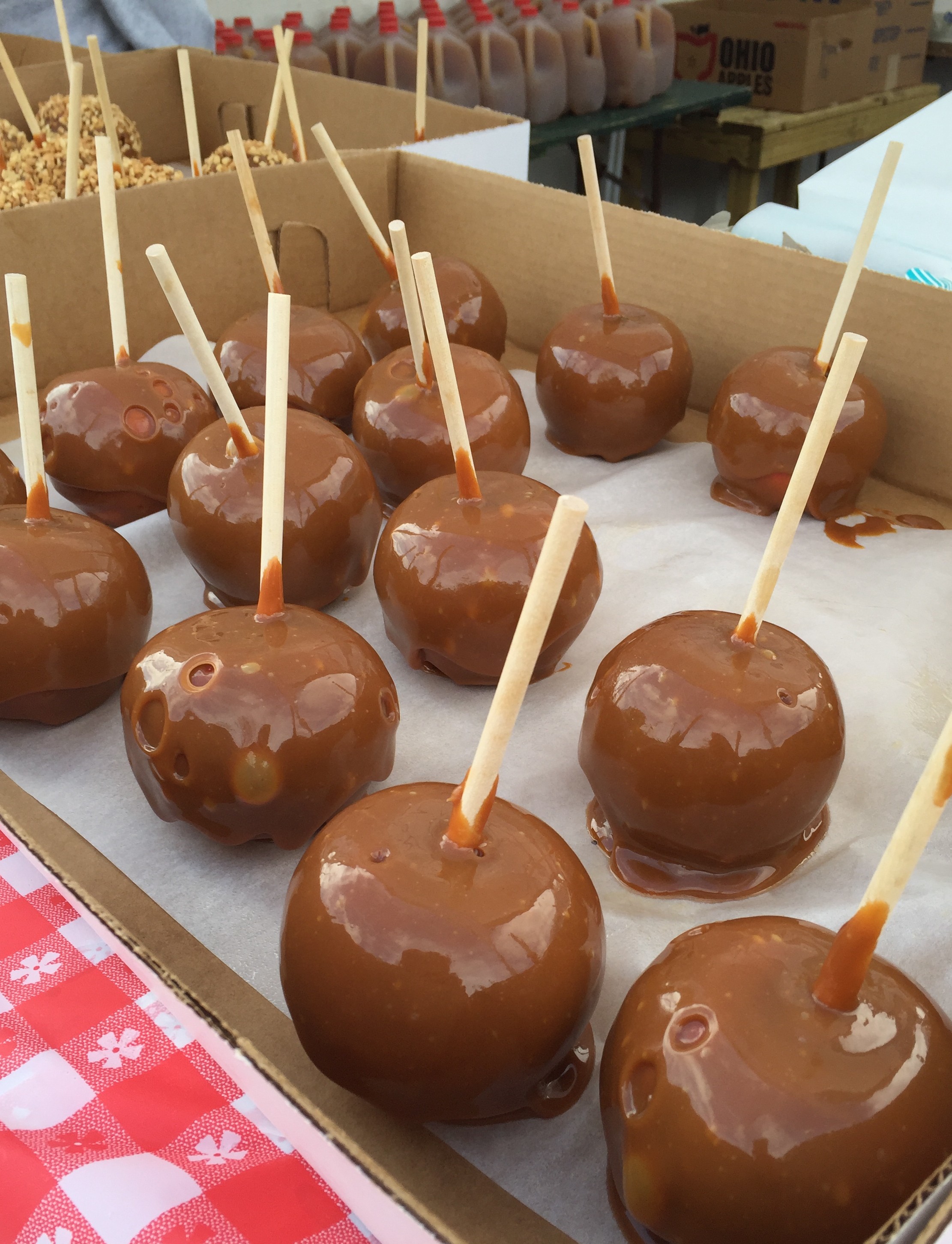 caramel apples