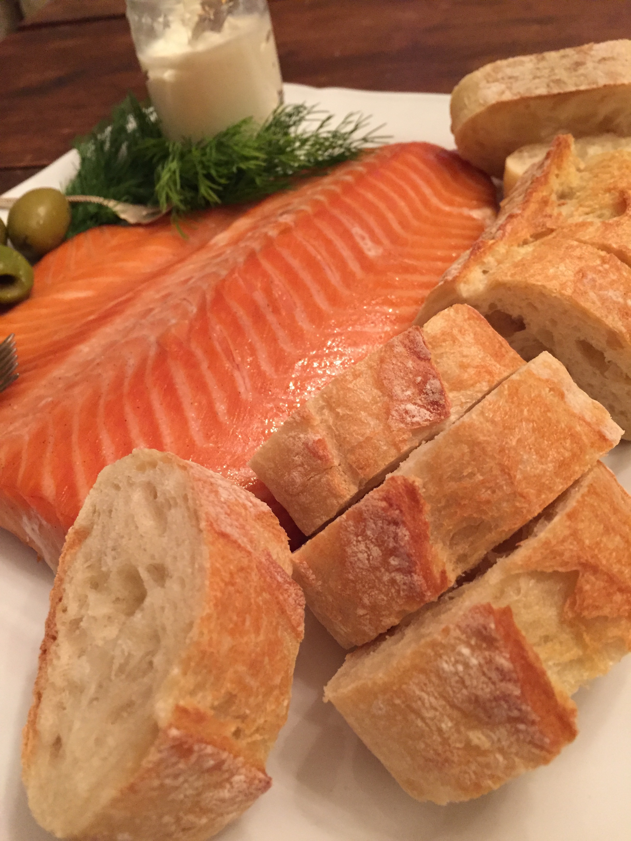 smoked salmon