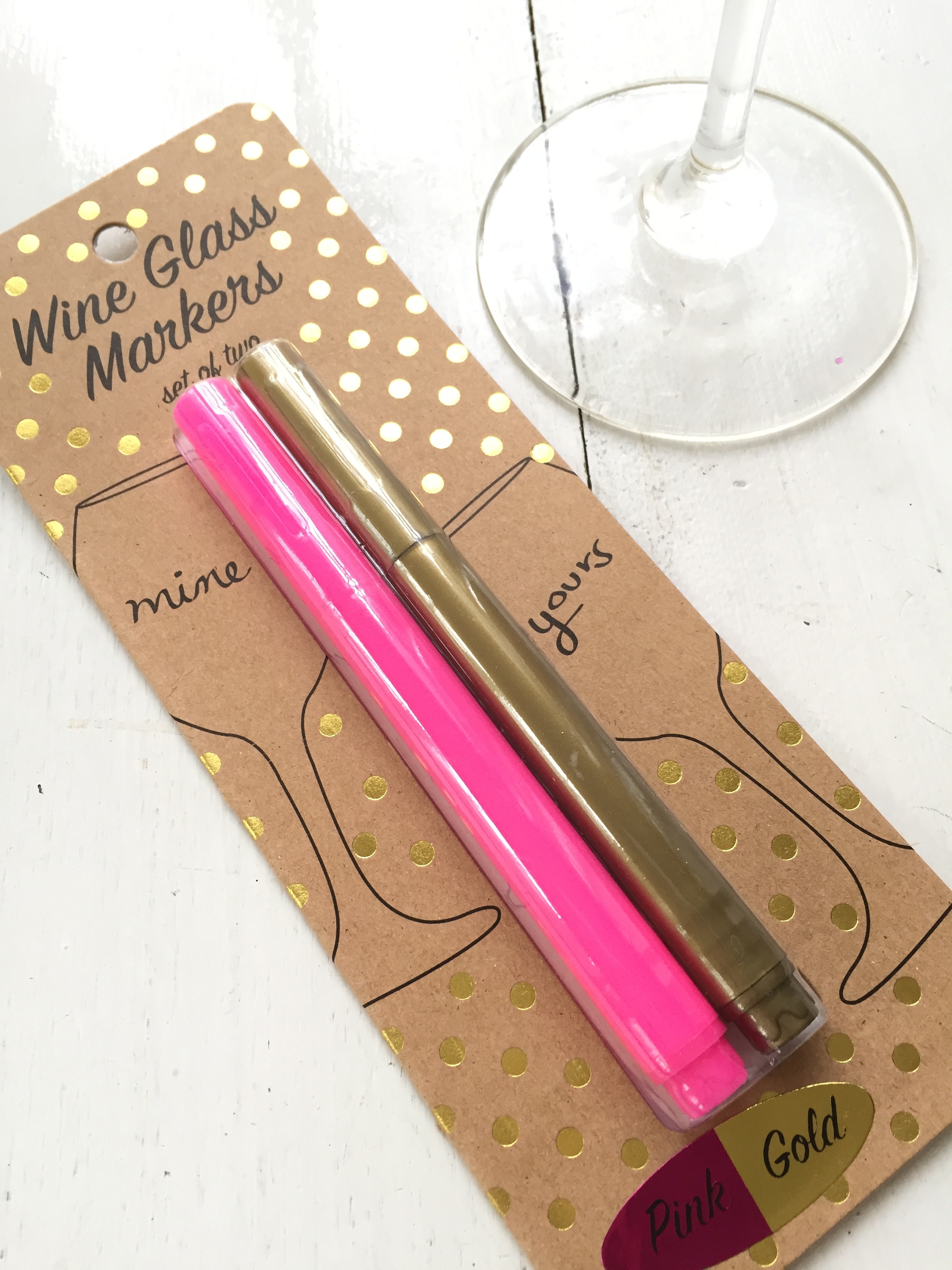 wine glass markers