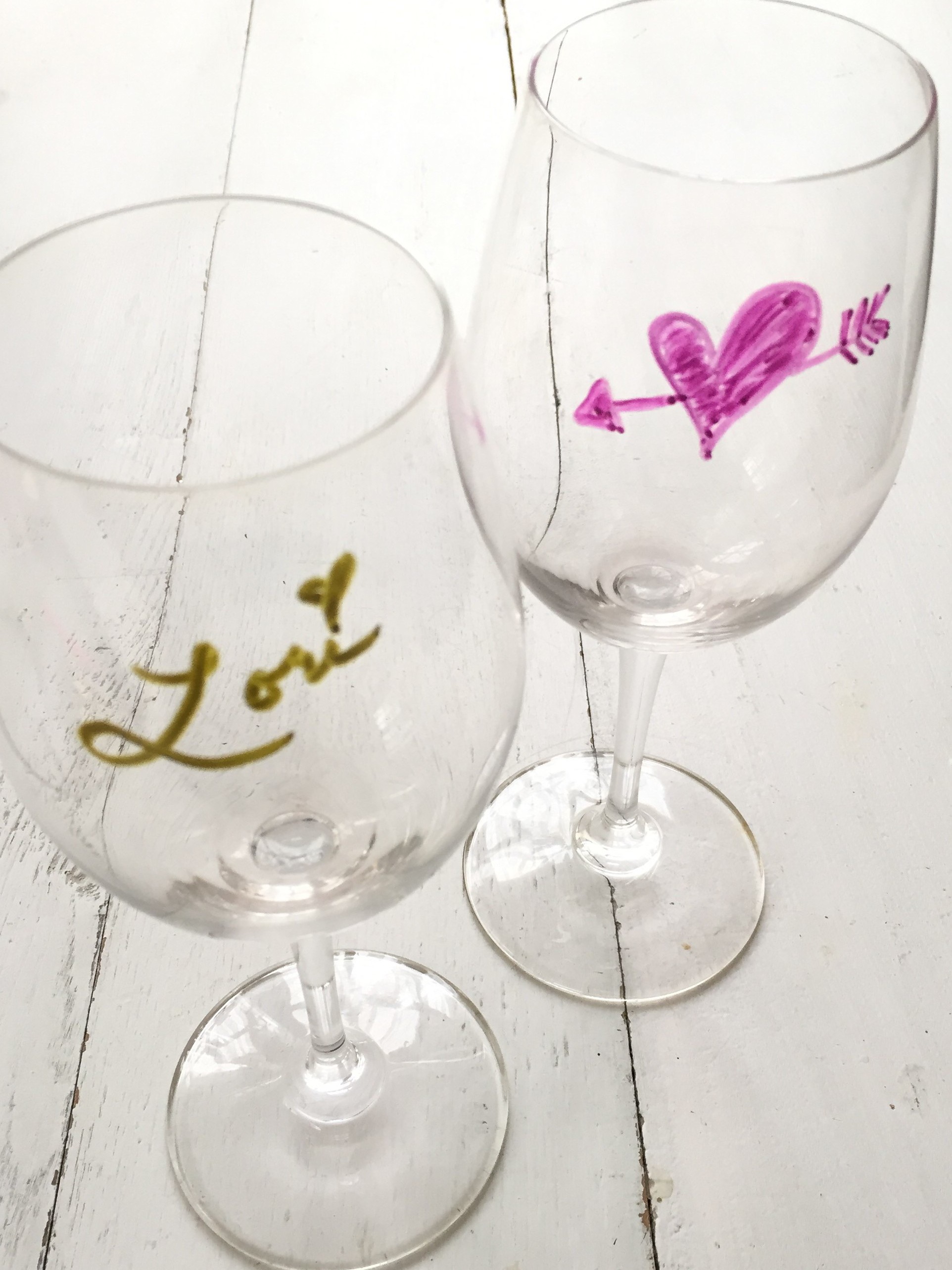 wine glass markers