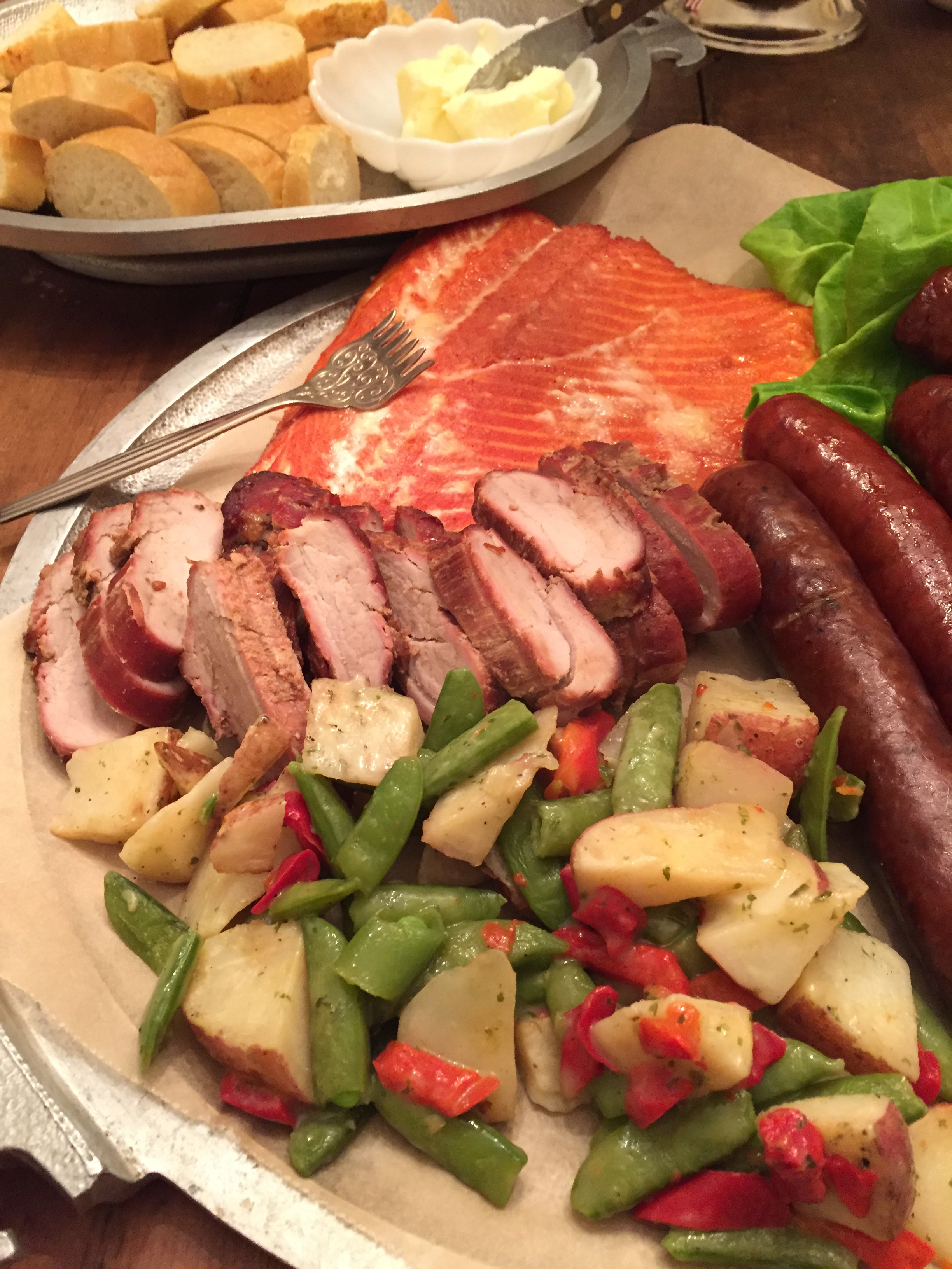 smoked meat platter