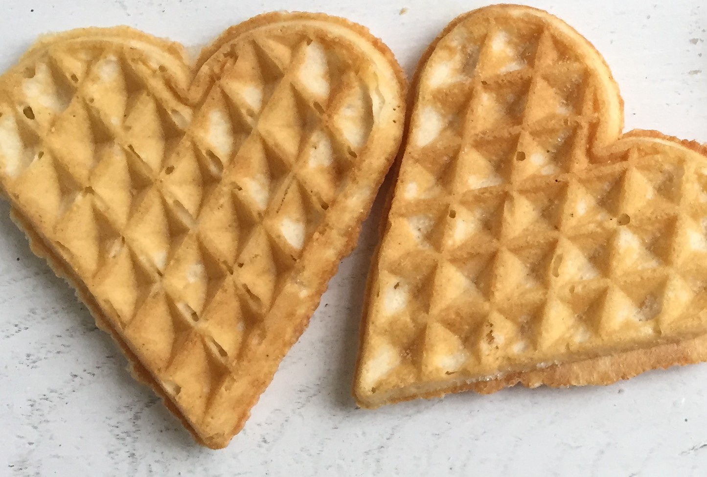 heart waffles