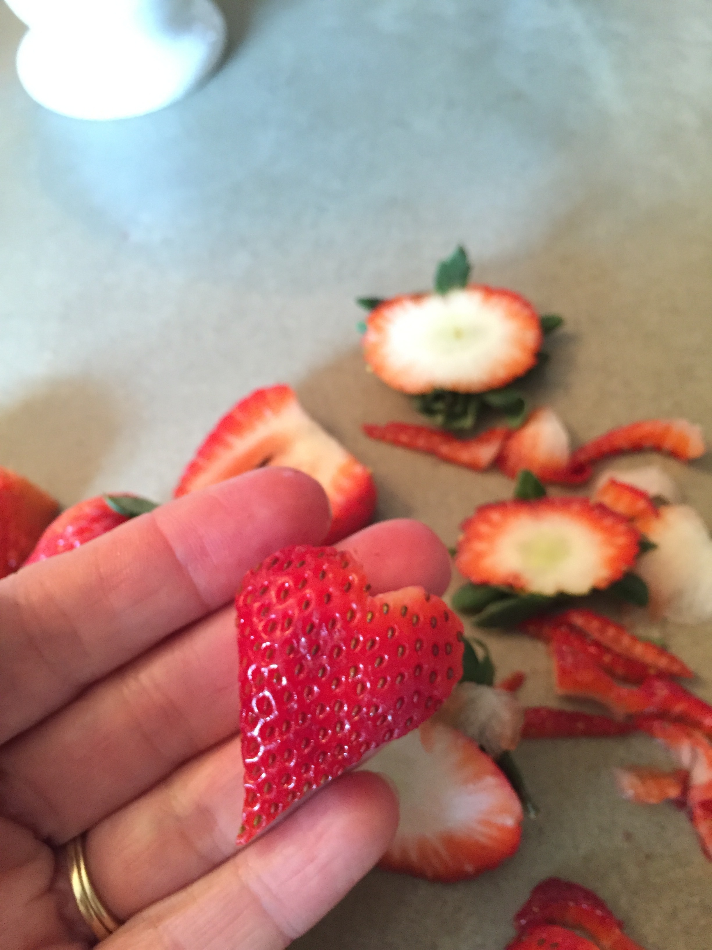 strawberry heart