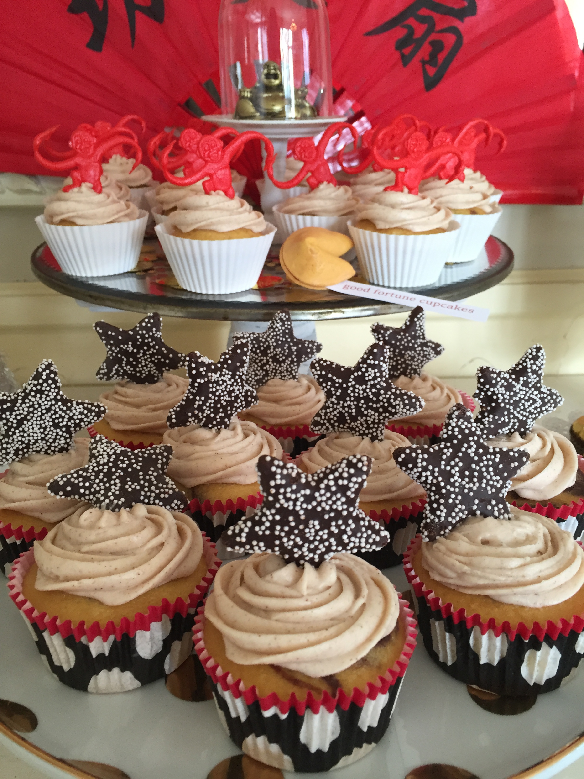 Chinese New Year cupcakes