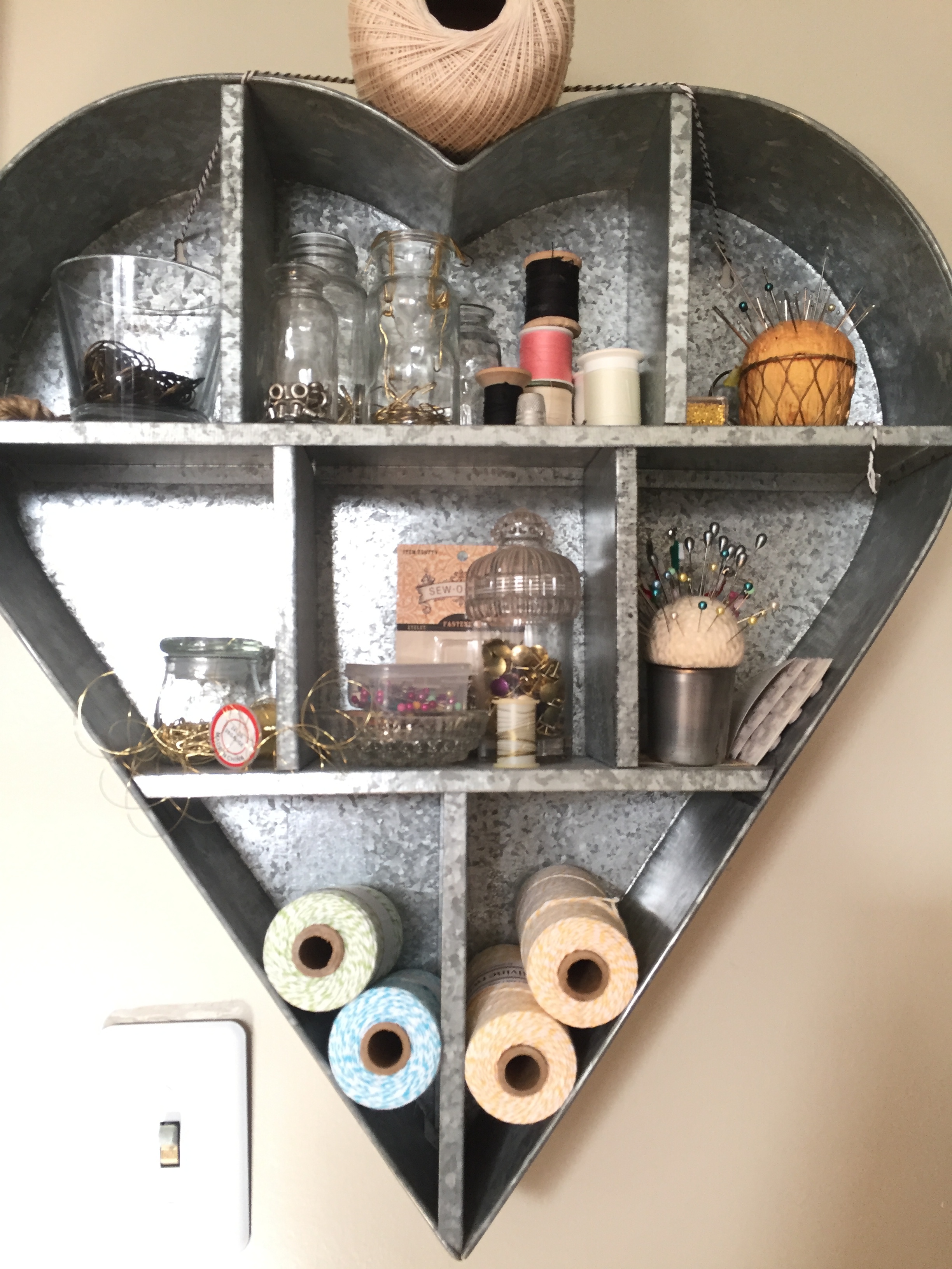 heart storage shelf