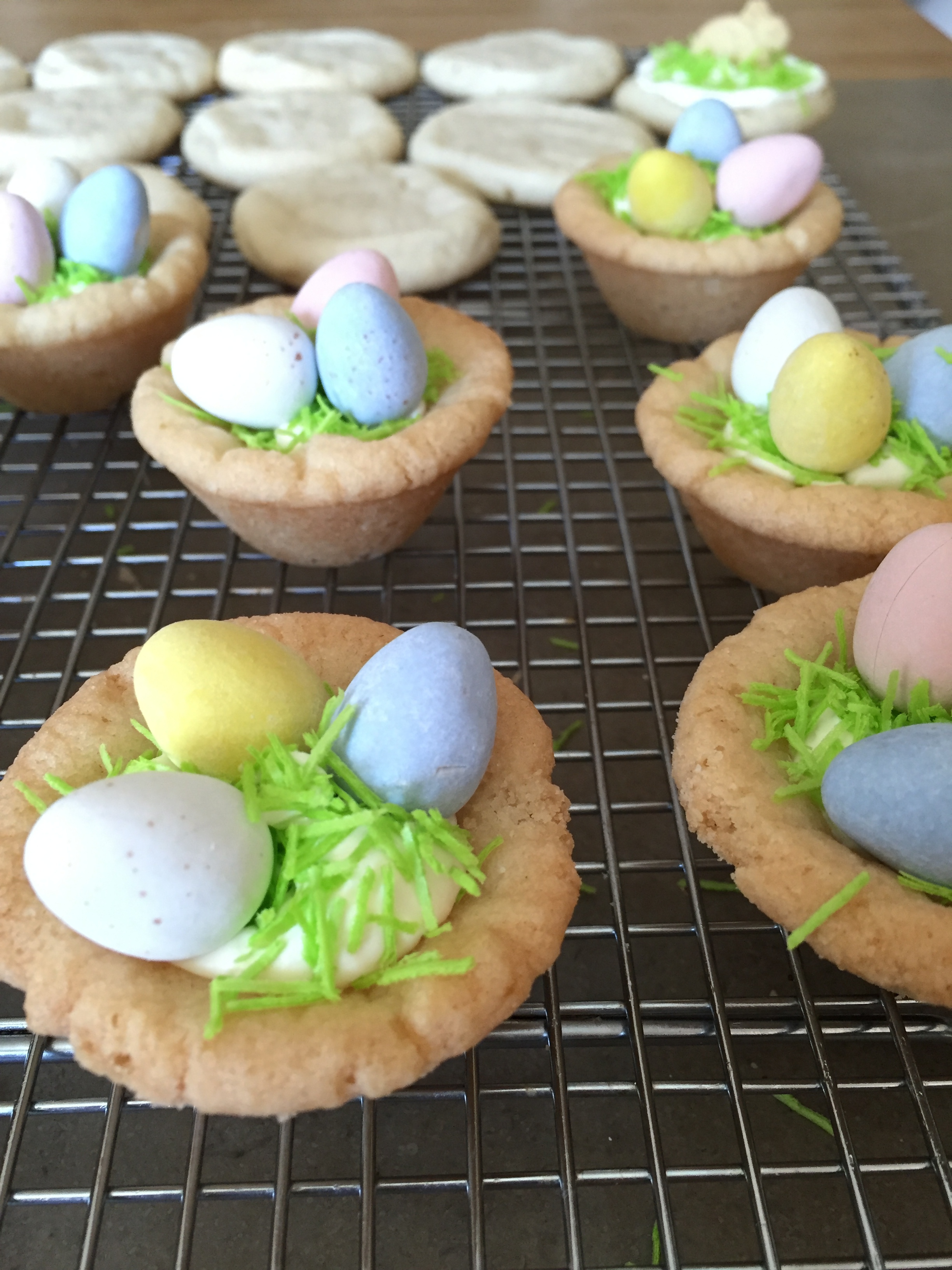 bird nest cookies