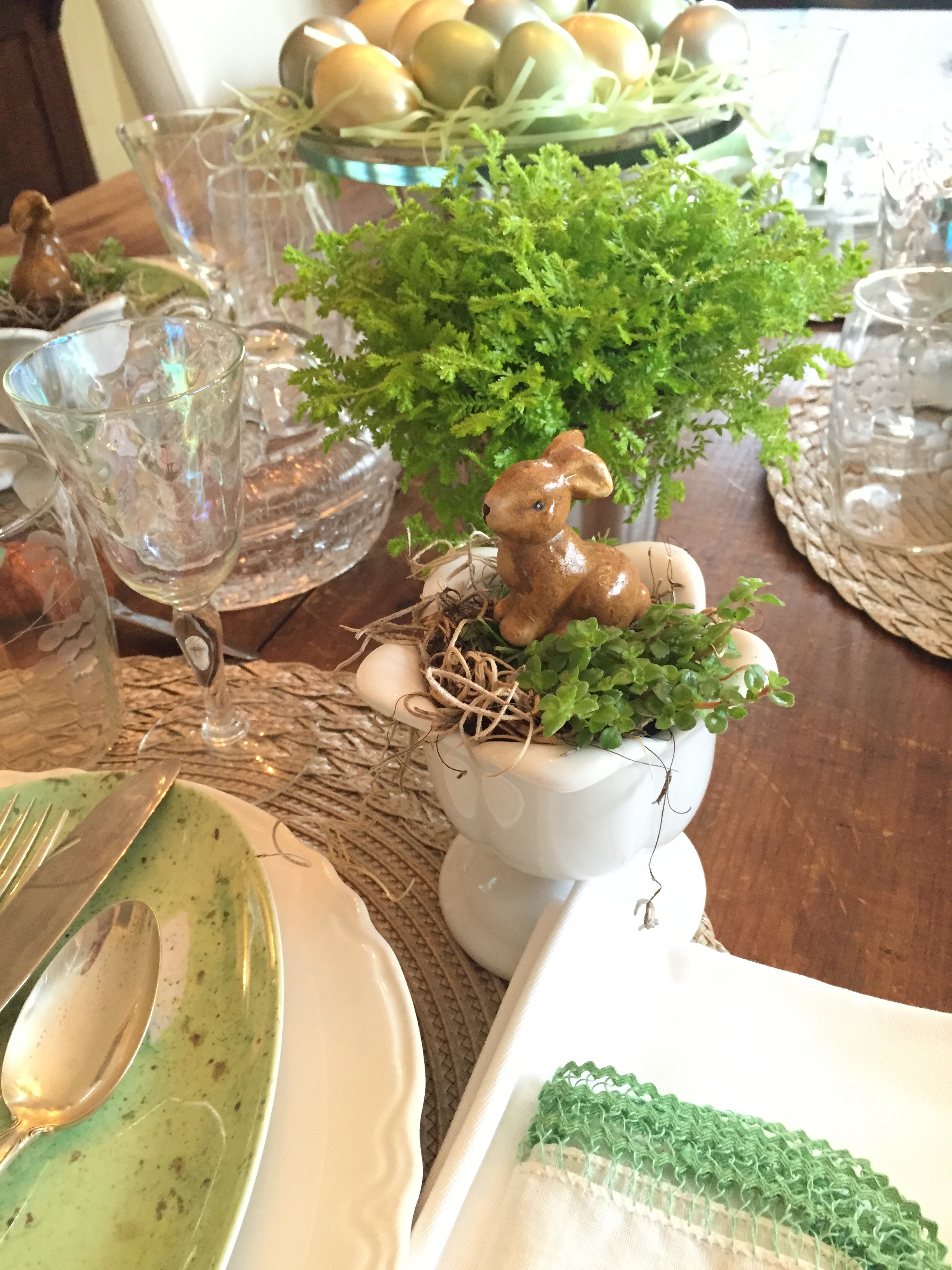 Easter place setting