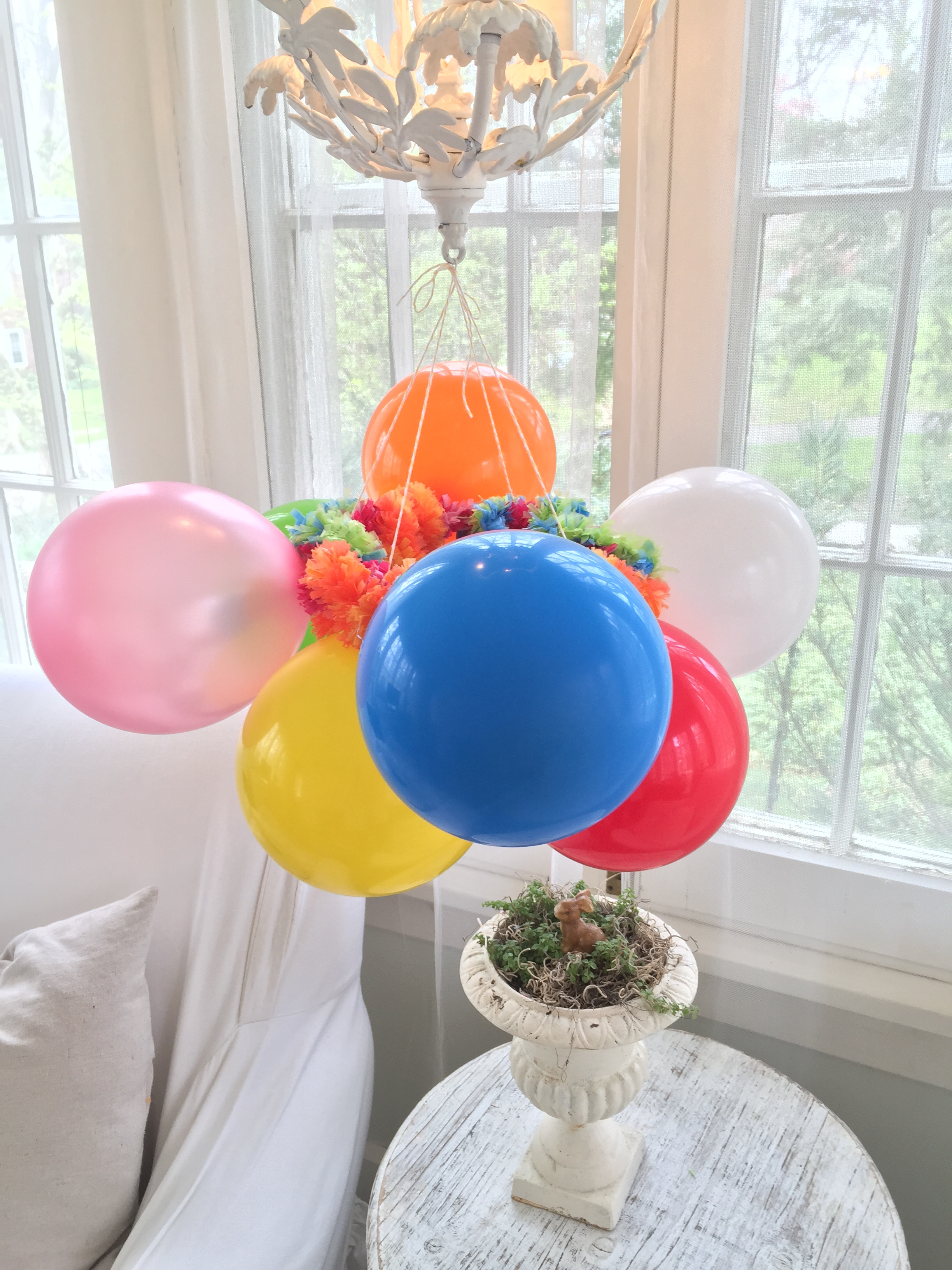 balloon chandelier