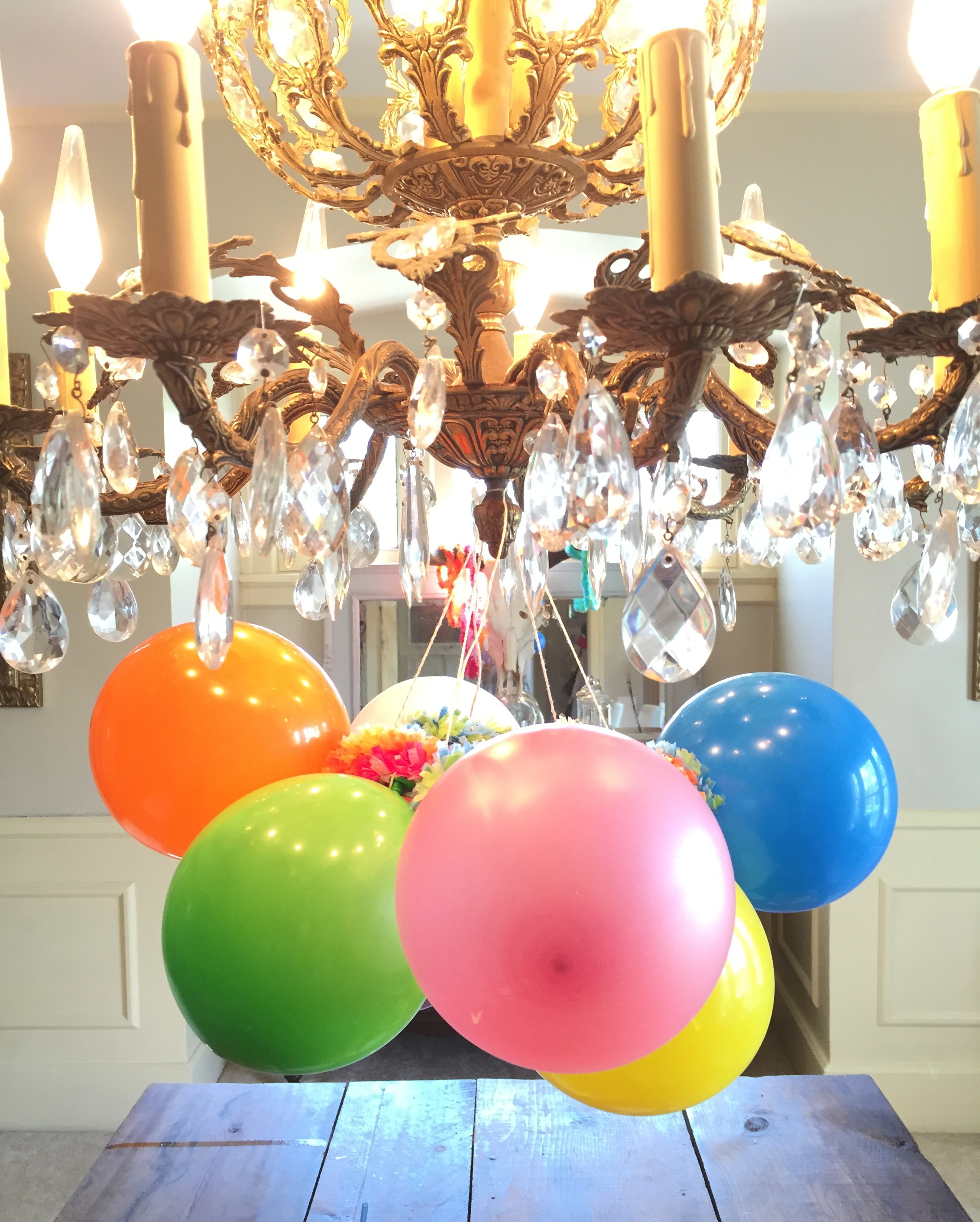 balloon chandelier