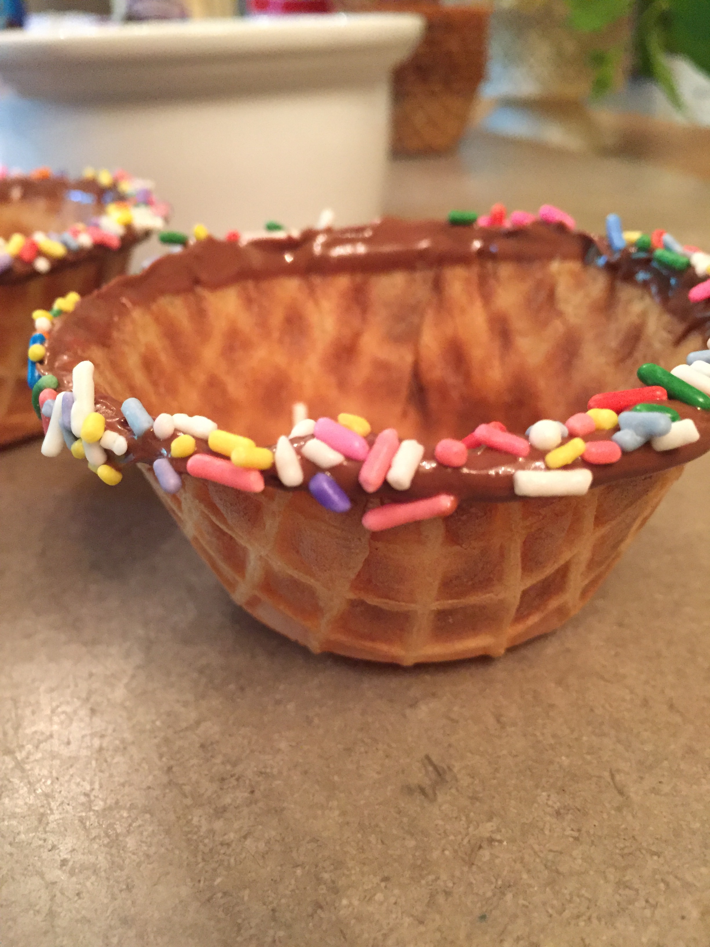 bowl with sprinkles