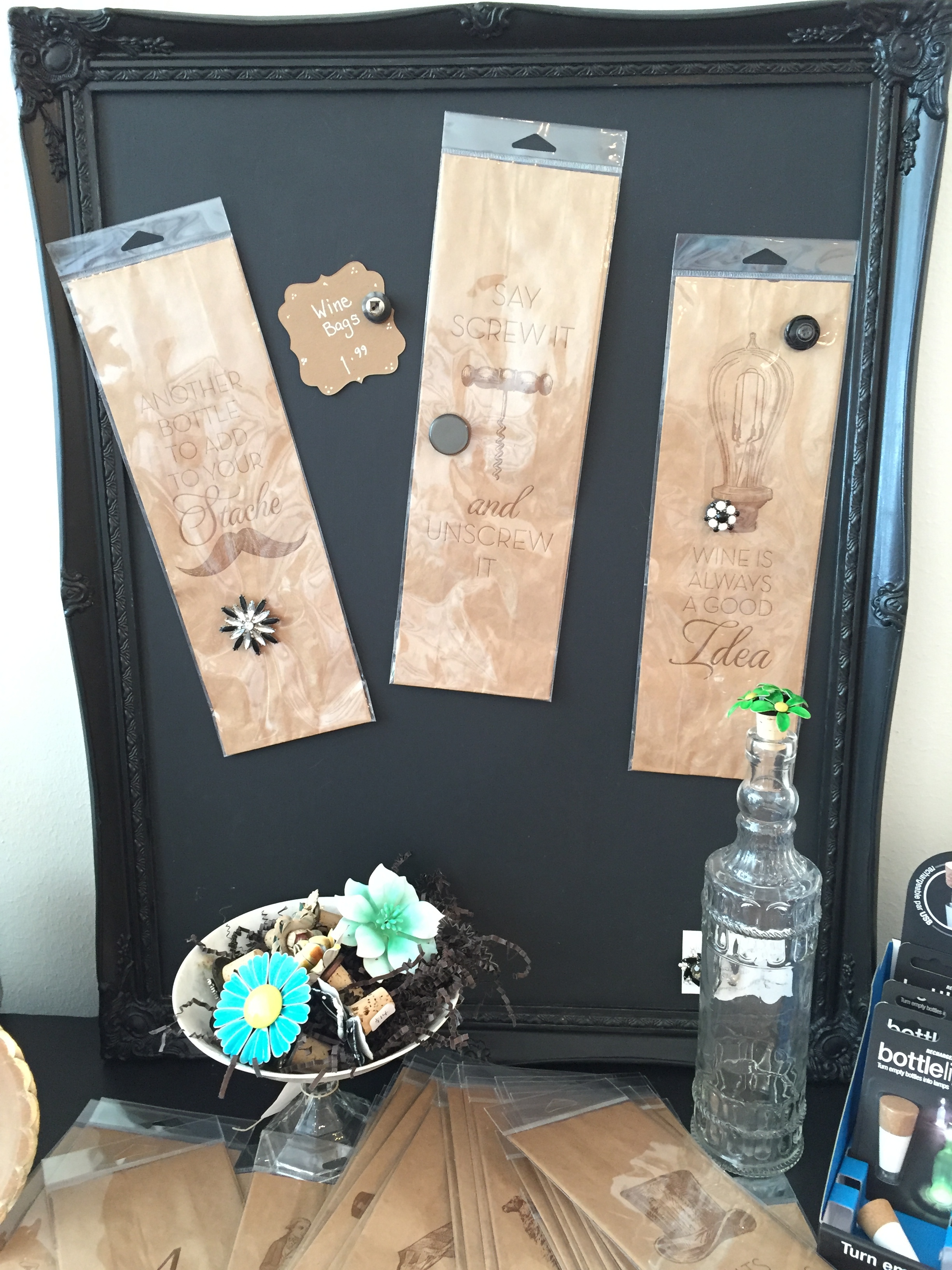 wine bag display