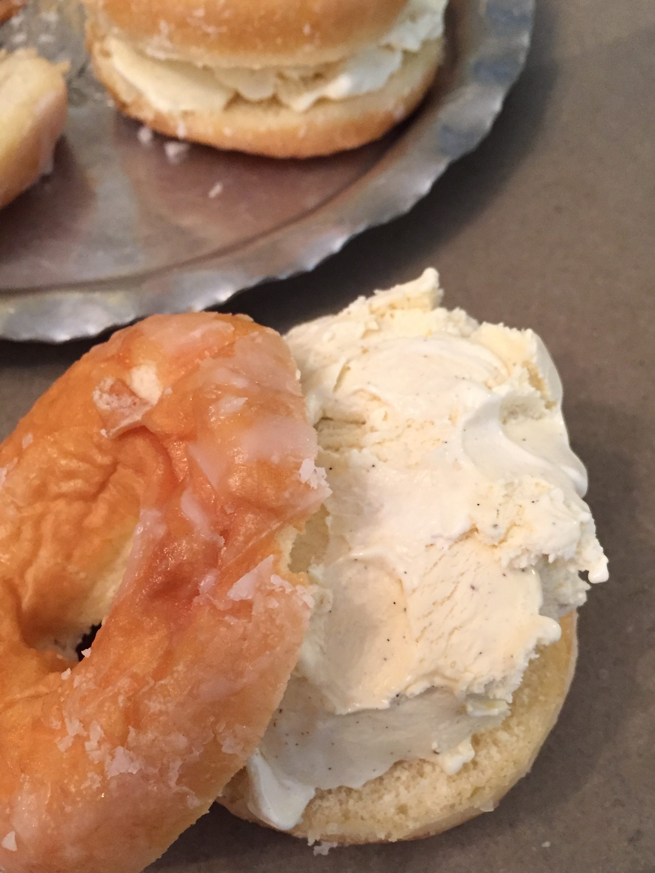 doughnut & ice cream