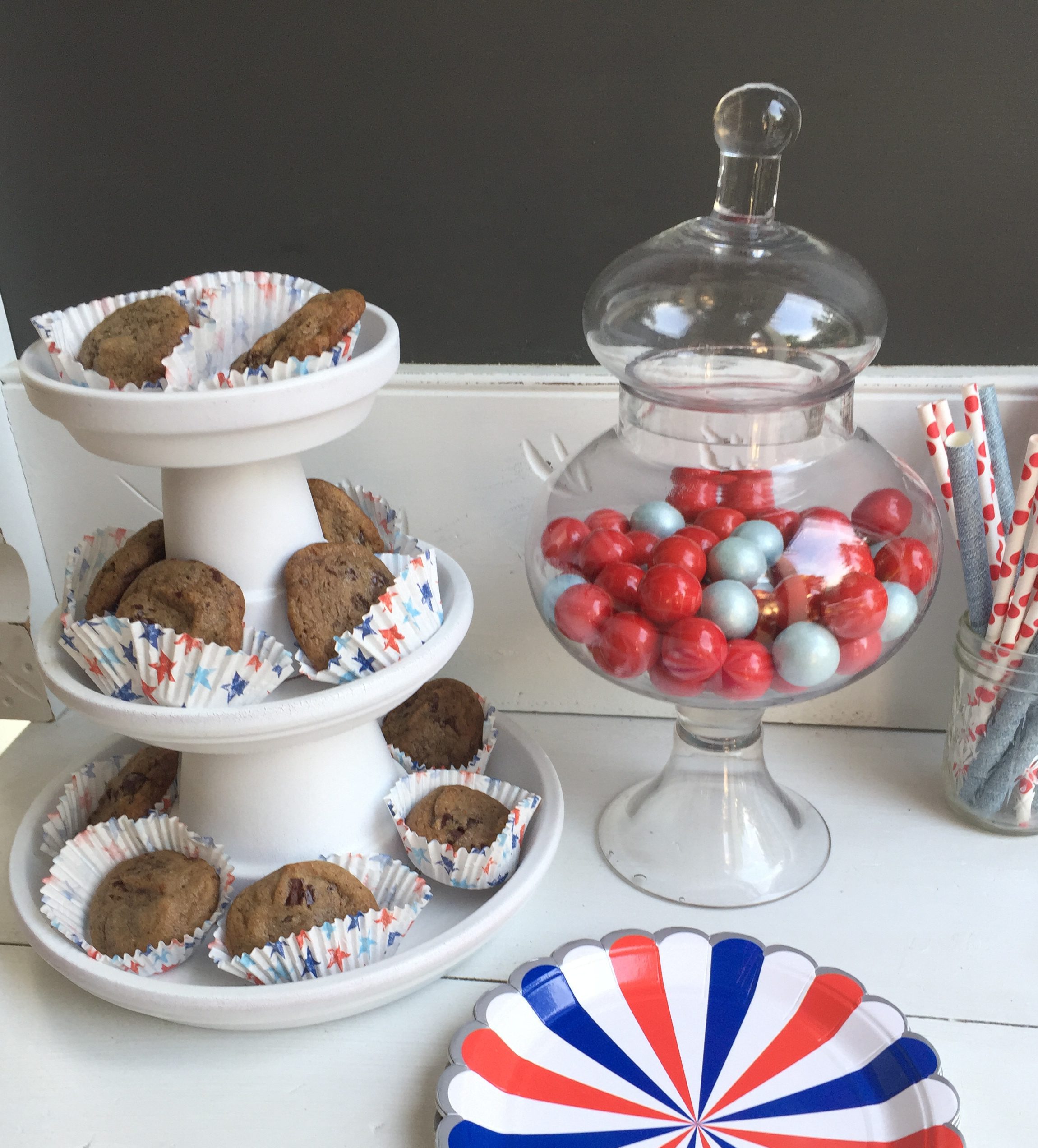 cookies in cupcake liners