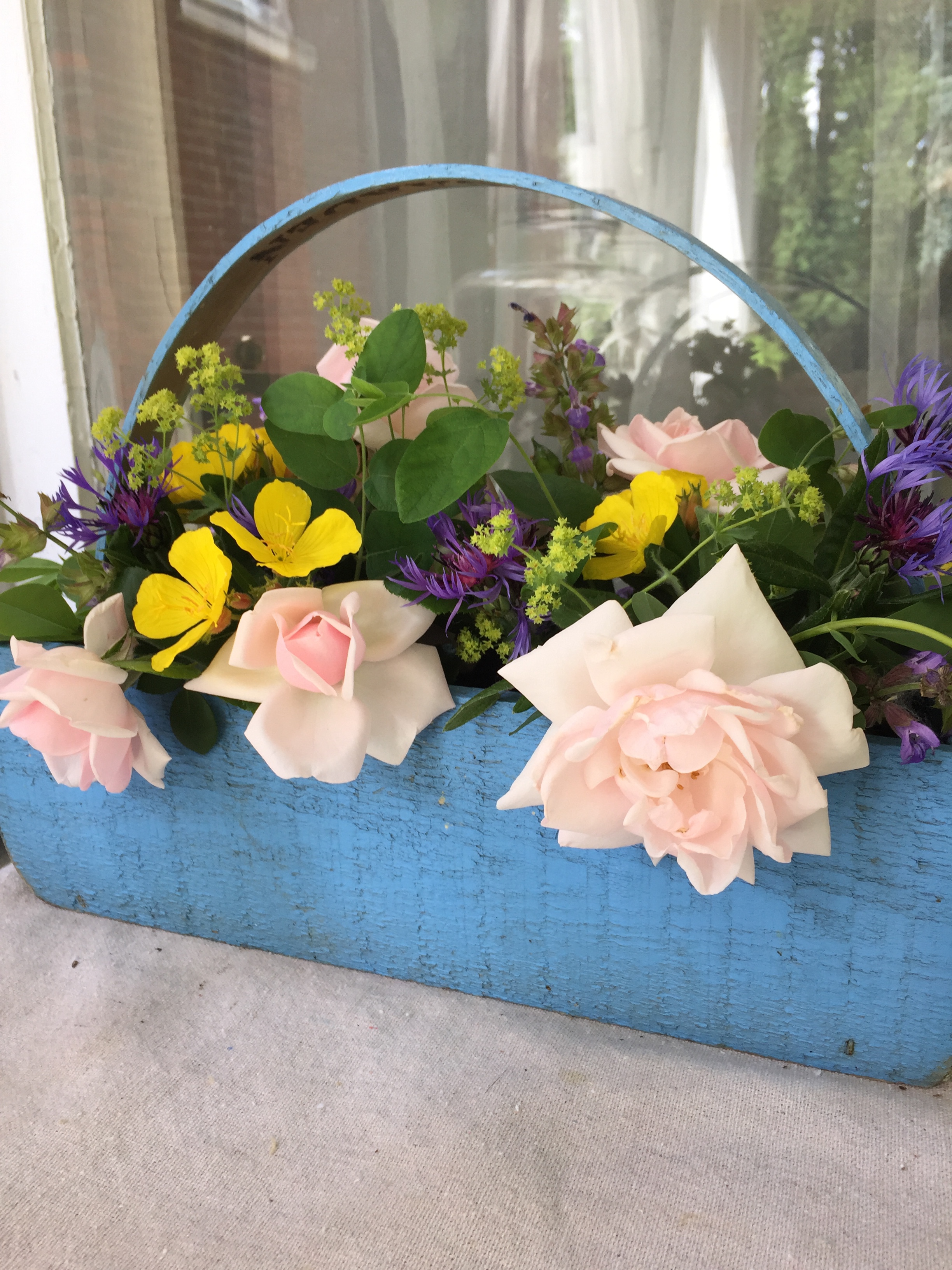 basket of flowers