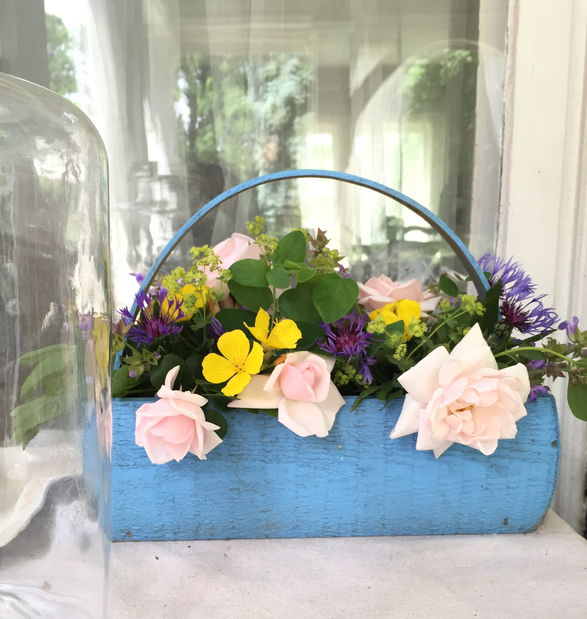 basket of flowers