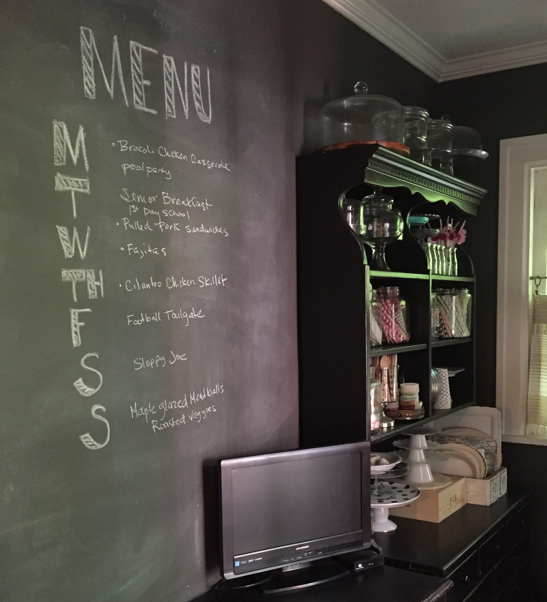 chalkboard wall