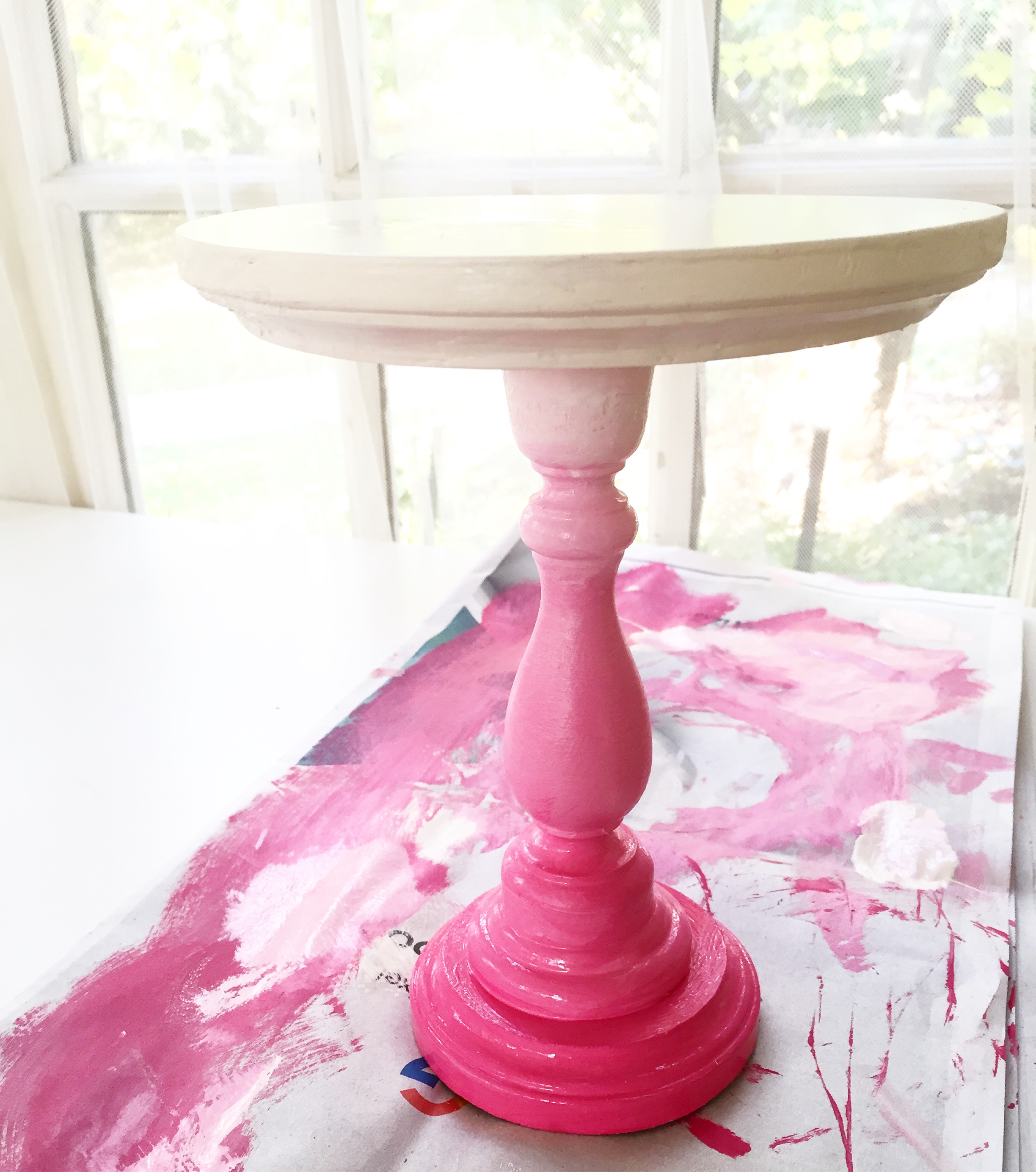ombre cake stand