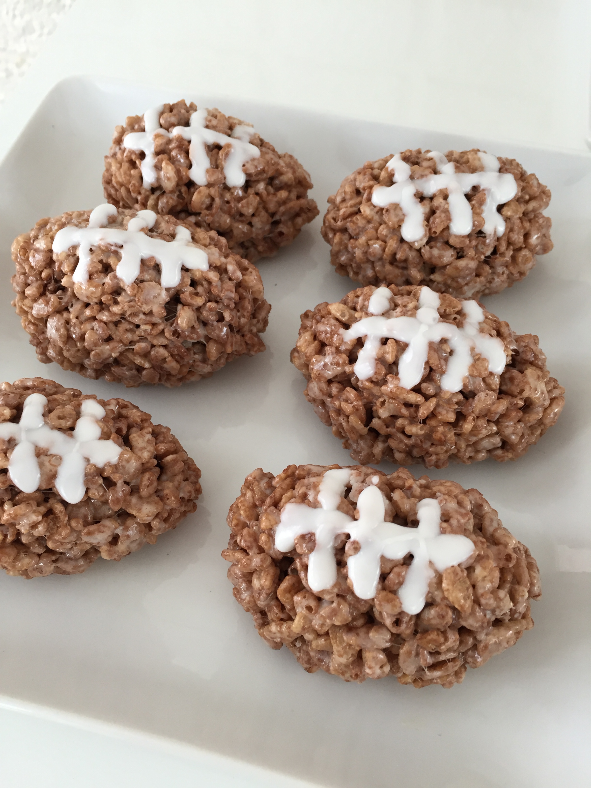 cocoa krispie footballs