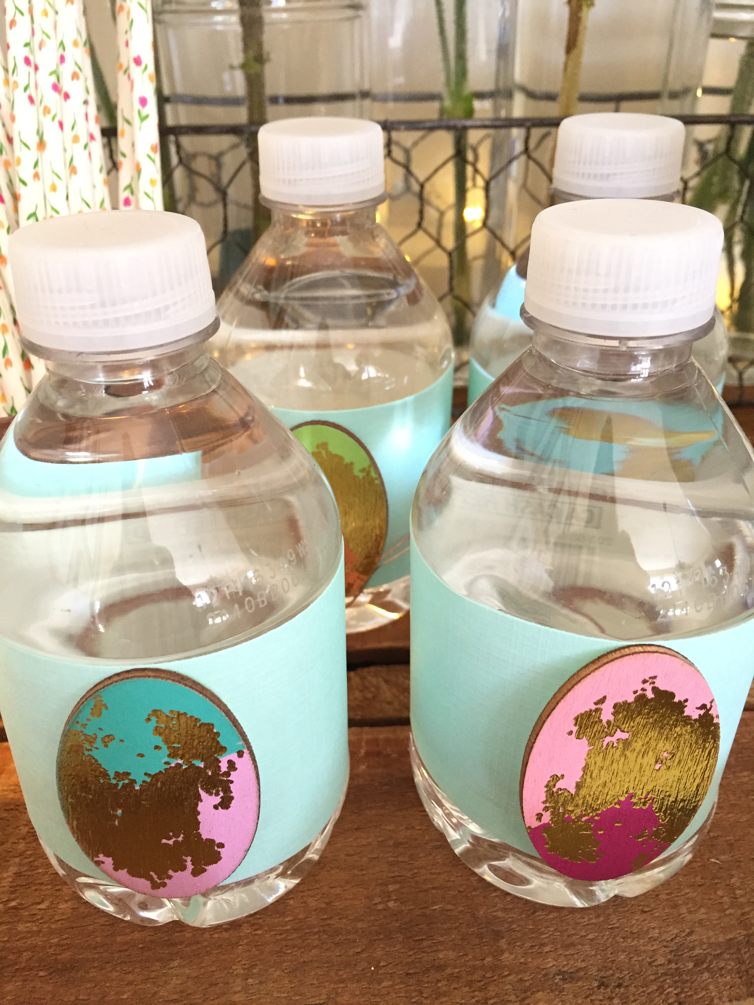 Easter egg water bottles