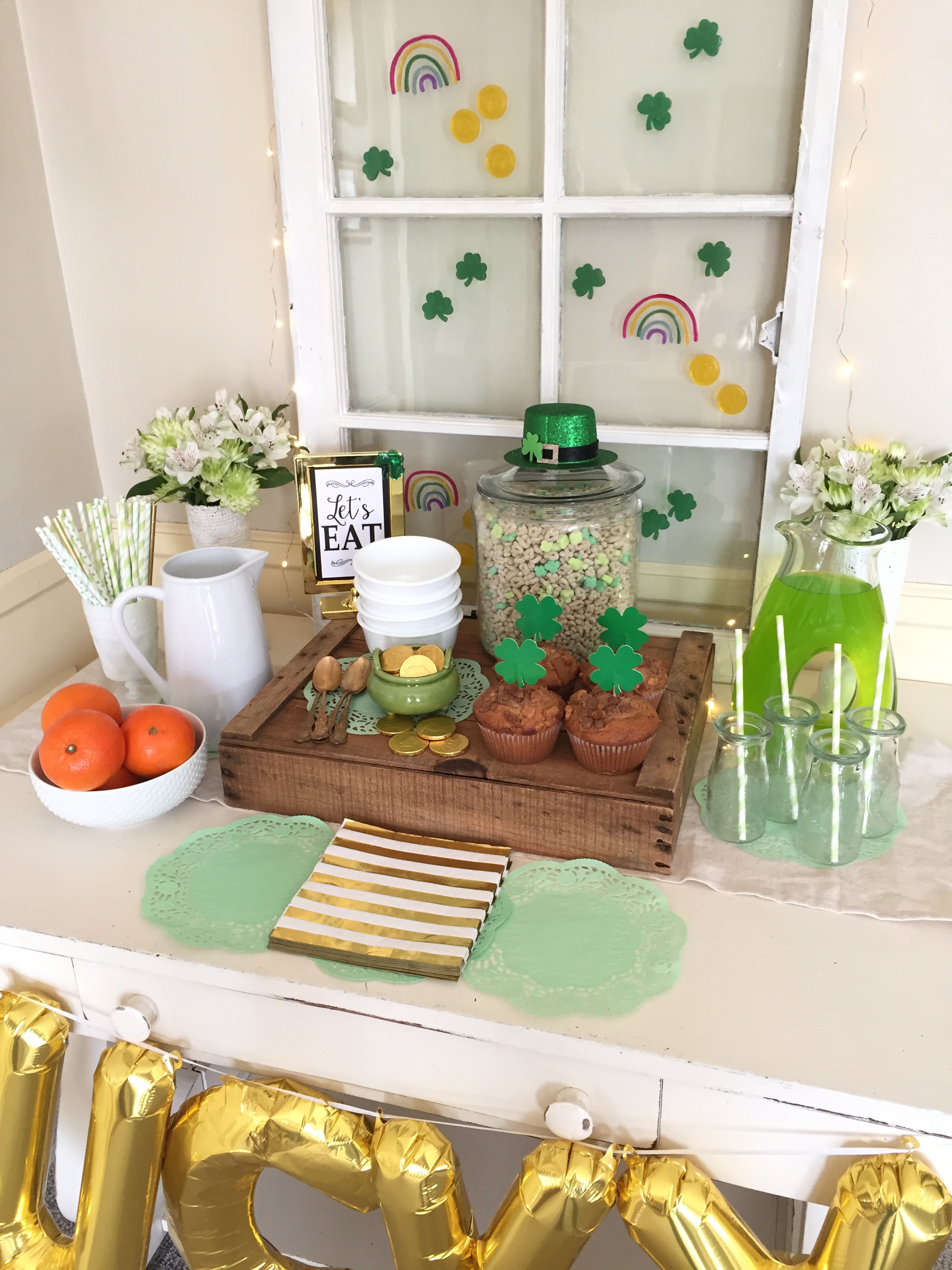 St, Paddy's table
