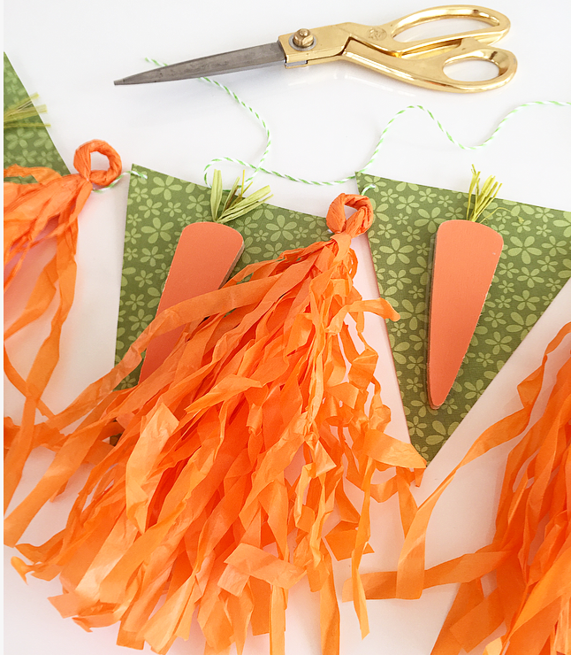 DIY Easter garland