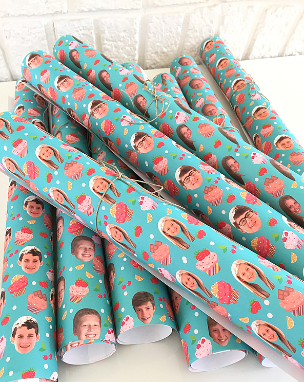 personalized wrapping paper