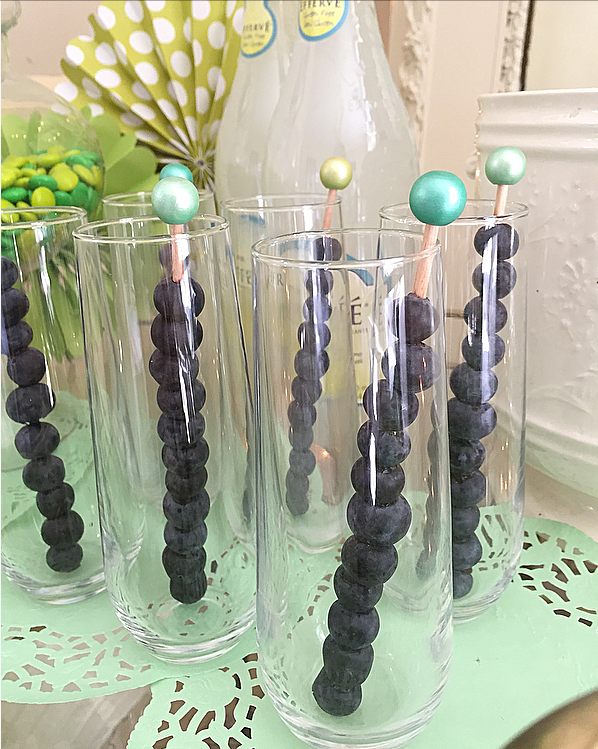 blueberry swizel sticks