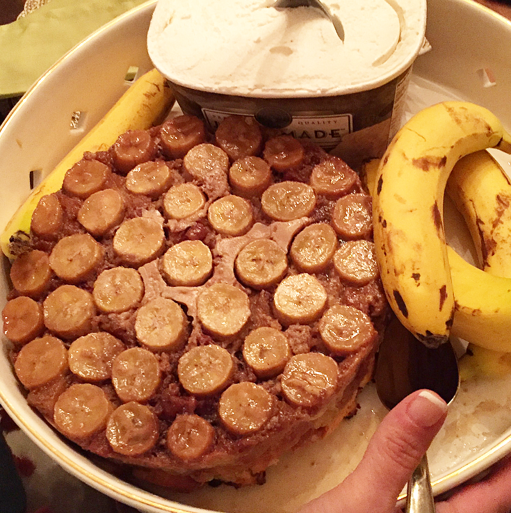 bananas foster pudding