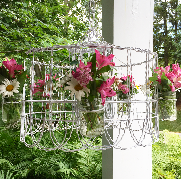 floral chandelier