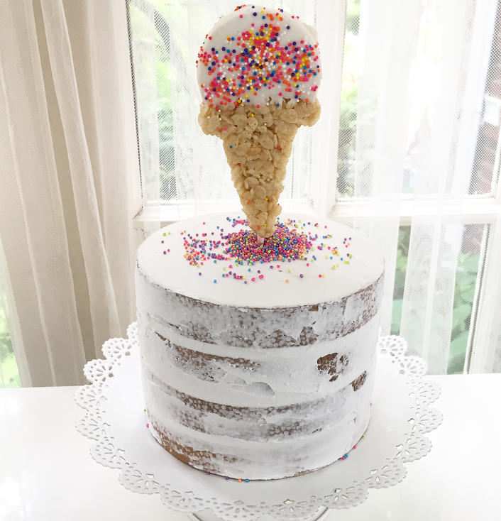 krispie treat cake topper