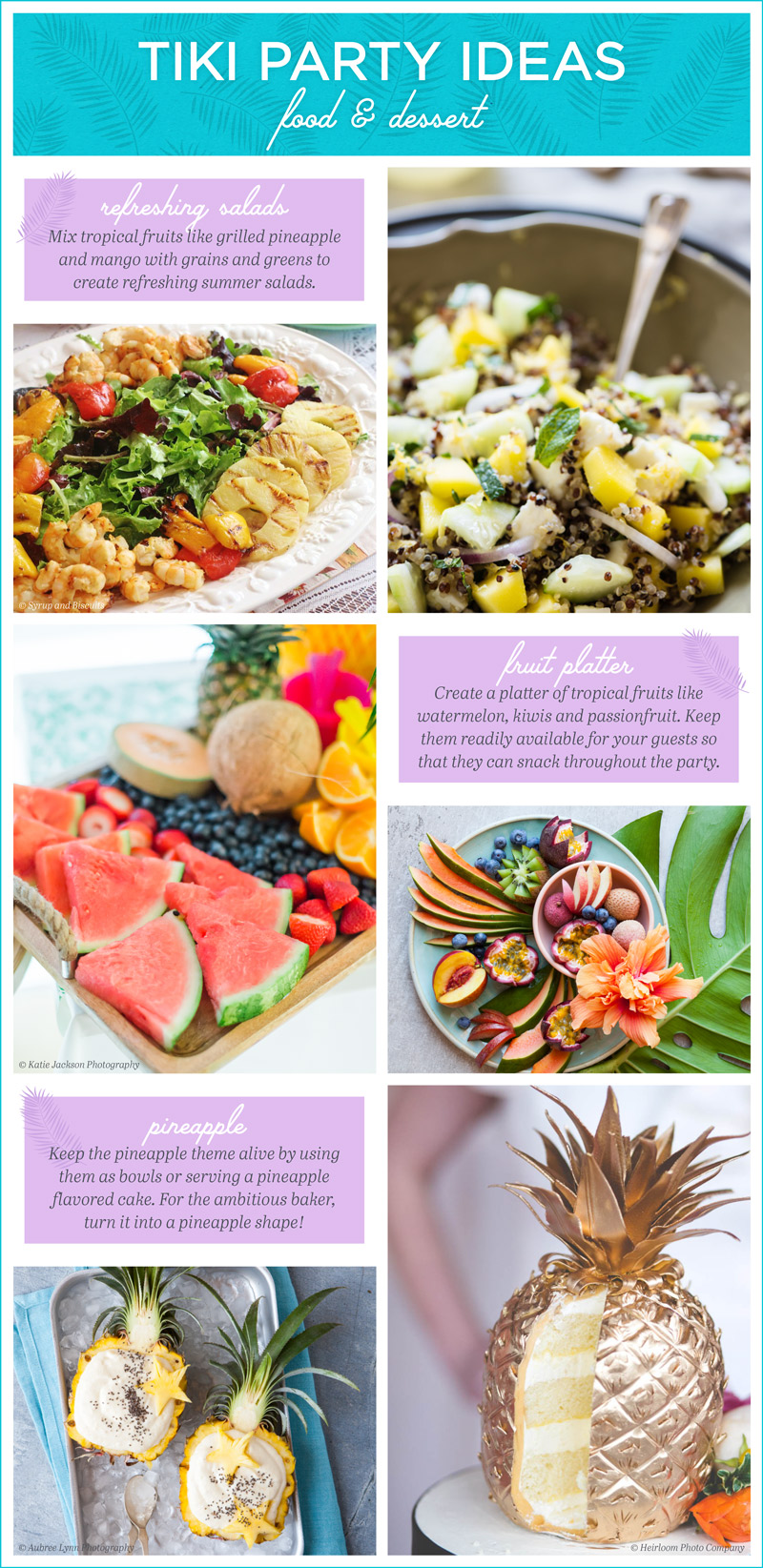 tiki party food ideas