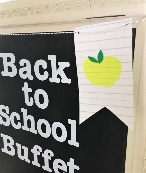 DIY back to school banner